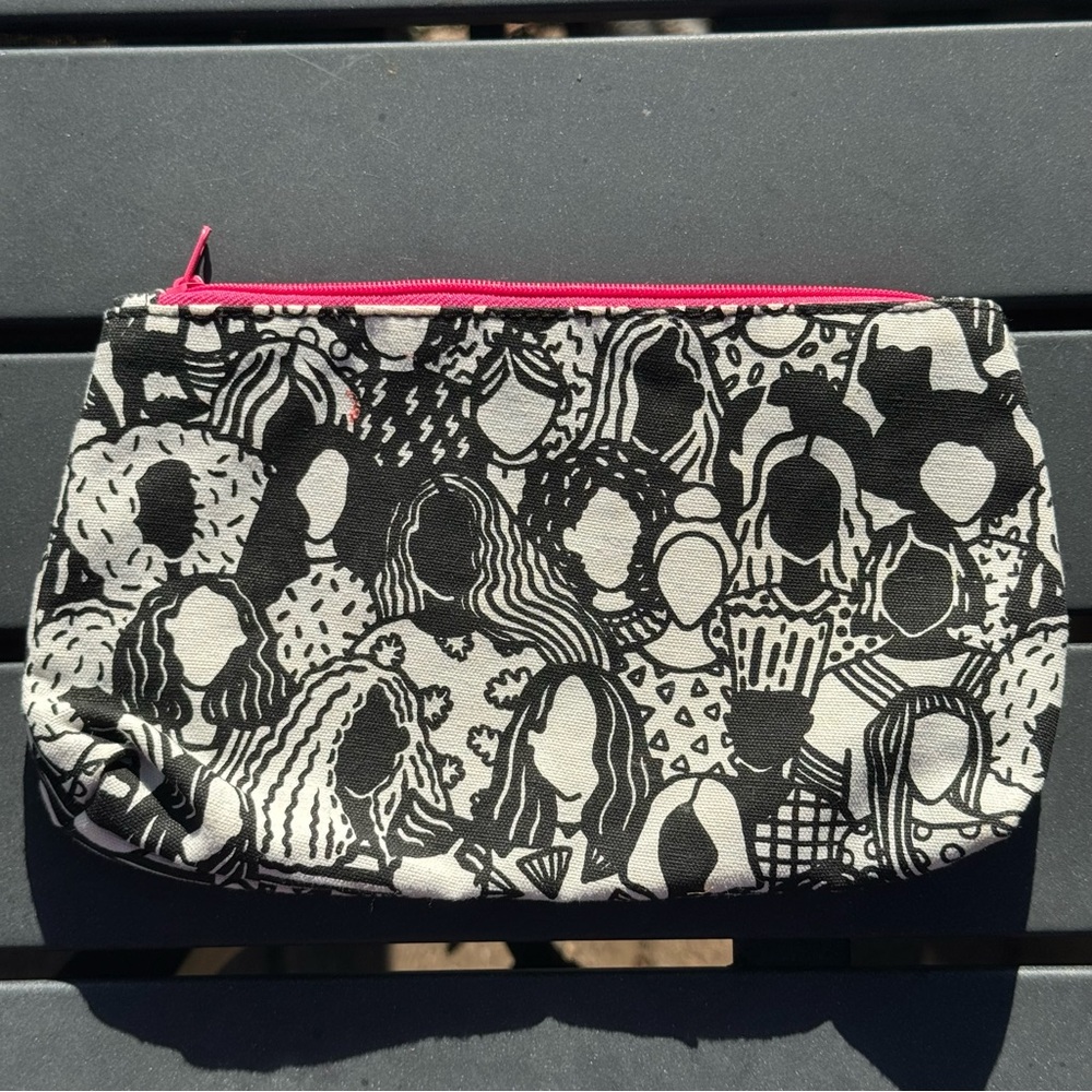 Ipsy - March 2018 Create People Art Sketch Makeup Cosmetic Glam Bag